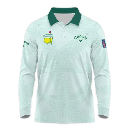 Golf Love Star Light Green Mix Masters Tournament Callaway Long Polo Shirt Style Classic