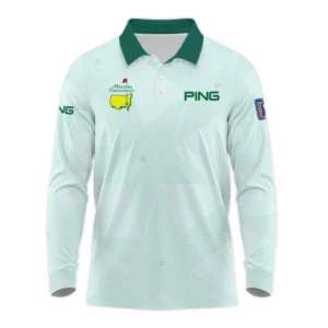 Golf Love Star Light Green Mix Masters Tournament Ping Zipper Polo Shirt Style Classic