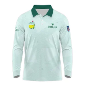 Golf Love Star Light Green Mix Masters Tournament Rolex Zipper Polo Shirt Style Classic