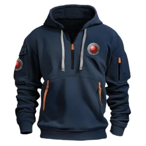 Red Digital Cinema Classic Fashion Photography Videography Color Navy Hoodie Half Zipper