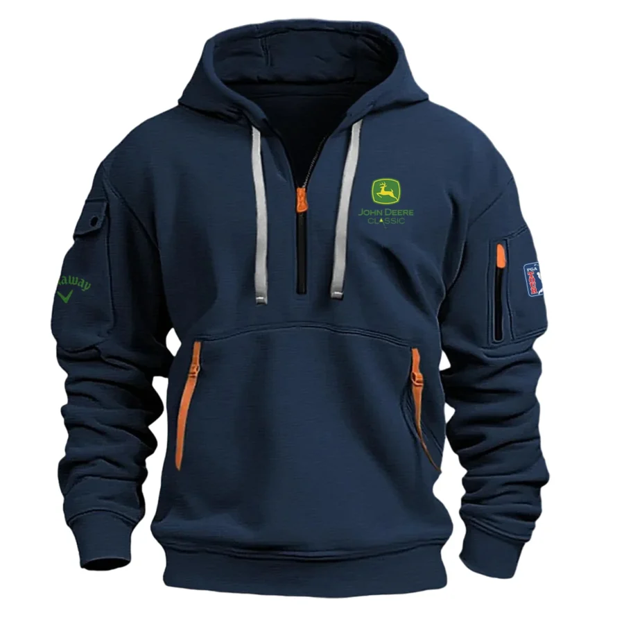 Navy Color Callaway Fashion Hoodie Half Zipper John Deere Classic Gift For Fans