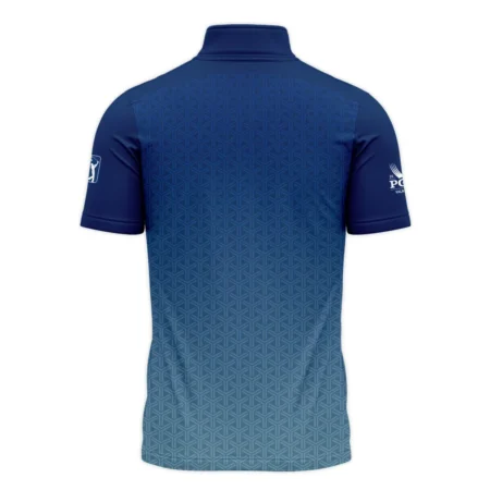 Golf Sport Pattern Blue Sport Uniform 2024 PGA Championship Valhalla Callaway Quarter-Zip Polo Shirt