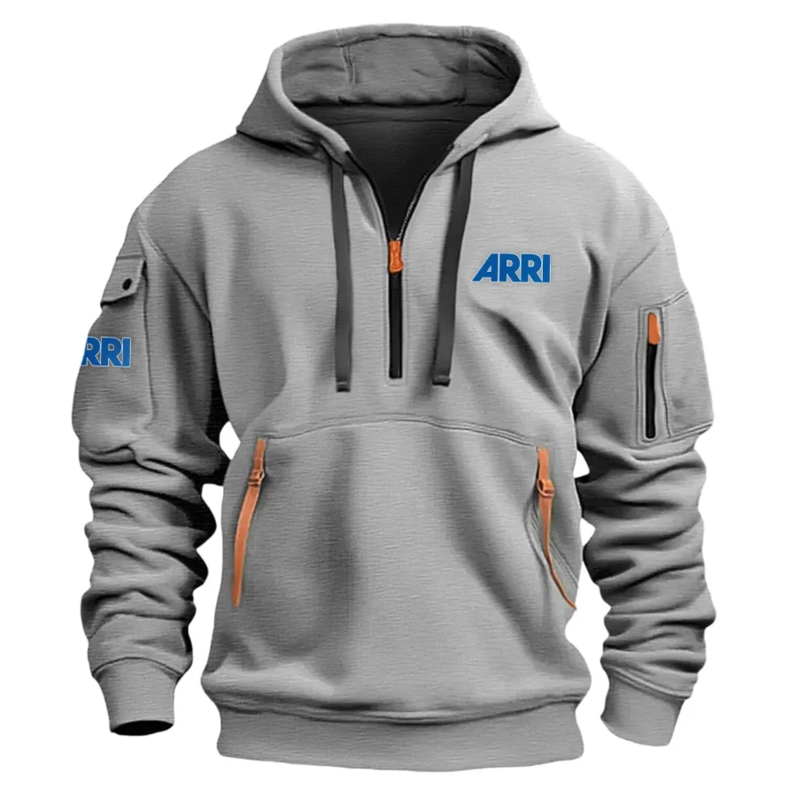 Arri Classic Fashion Photography Videography Color Gray Hoodie Half Zipper