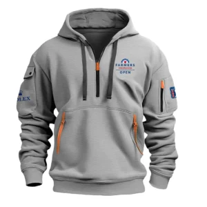 Gray Color Rolex Fashion Hoodie Half Zipper Farmers Insurance Open Gift For Fans