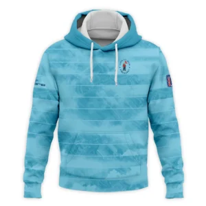 Cobra Golf 124th U.S. Open Pinehurst Blue Abstract Background Line Zipper Hoodie Shirt Style Classic