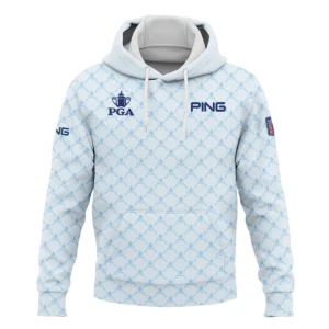 Golf Sport Pattern Light Blue Style 2024 PGA Championship Valhalla Ping Zipper Hoodie Shirt Style Classic