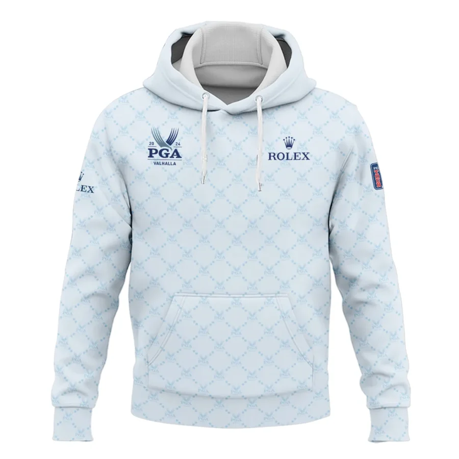 Golf Sport Pattern Light Blue Sport 2024 PGA Championship Valhalla Rolex Hoodie Shirt Style Classic