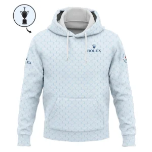 Golf Sport Pattern Blue Sport Uniform 124th U.S. Open Pinehurst Rolex Zipper Hoodie Shirt Style Classic