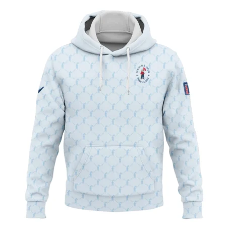 Golf Sport Pattern Light Blue Style 124th U.S. Open Pinehurst Callaway Hoodie Shirt Style Classic