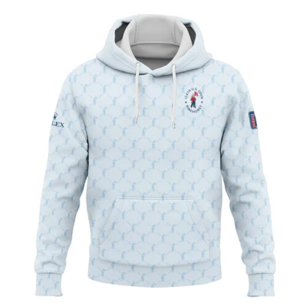 Golf Sport Pattern Light Blue Style 124th U.S. Open Pinehurst Rolex Hoodie Shirt Style Classic