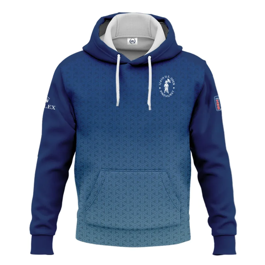 Sport Gradiend Blue Mix Color 124th U.S. Open Pinehurst Pinehurst Rolex Hoodie Shirt Style Classic