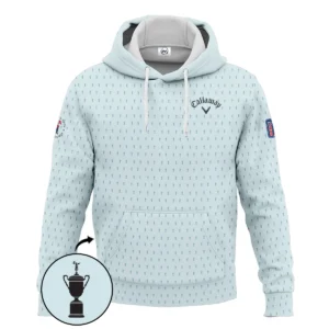 Golf Pattern Cup Light Blue Mix Green 124th U.S. Open Pinehurst Pinehurst Callaway Zipper Hoodie Shirt Style Classic