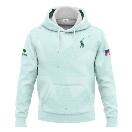 Tennis Pattern Star Light Green US Open Tennis Ralph Lauren Hoodie Shirt Style Classic