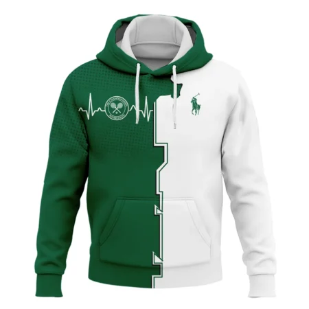 Tennis Love Green Color Wimbledon Championships Champions Ralph Lauren Performance Hoodie Shirt