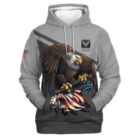 Being A Veteran Is An Honor Being A Grandpa Is Priceless U.S. Air Force All Over Prints Hoodie