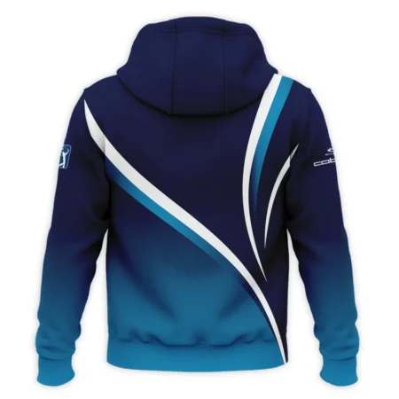 Cobra Golf 124th U.S. Open Pinehurst Dark Blue Gradient Abstract White Background  Zipper Hoodie Shirt Style Classic