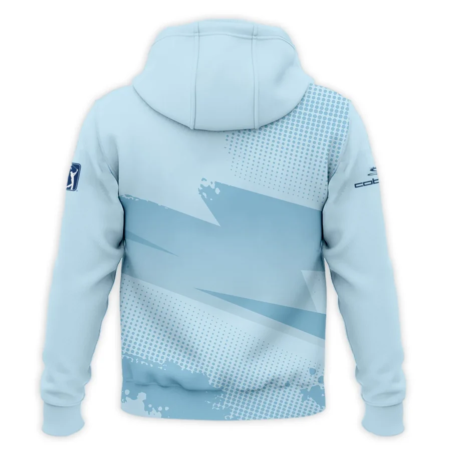 124th U.S. Open Pinehurst Cobra Golf  Light Blue Backgound Zipper Hoodie Shirt Style Classic