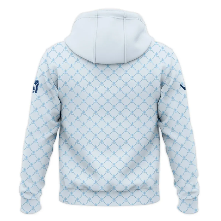 Golf Sport Pattern Light Blue Style 2024 PGA Championship Valhalla Callaway Zipper Hoodie Shirt Style Classic