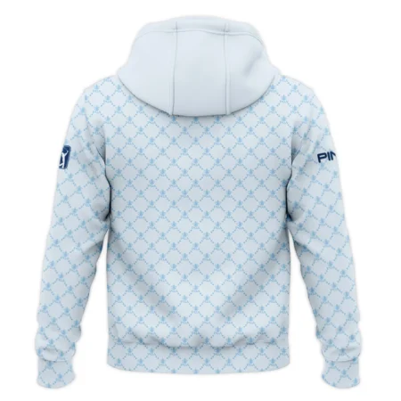 Golf Sport Pattern Light Blue Style 2024 PGA Championship Valhalla Ping Zipper Hoodie Shirt Style Classic