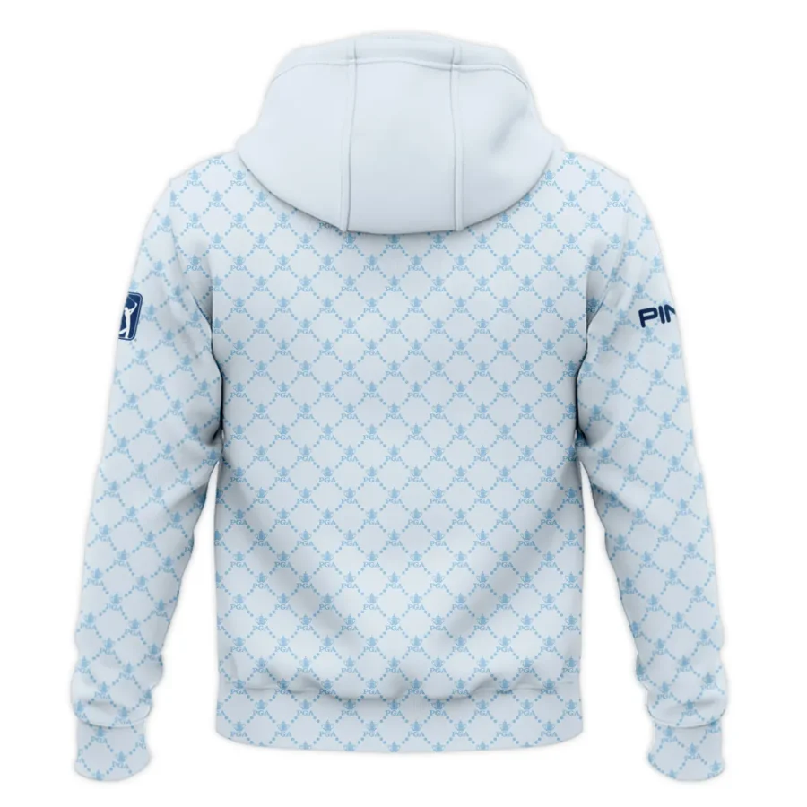 Golf Sport Pattern Light Blue Style 2024 PGA Championship Valhalla Ping Hoodie Shirt Style Classic