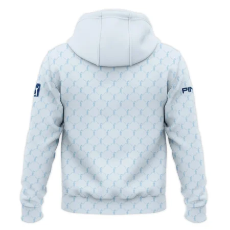 Golf Sport Pattern Light Blue Style 124th U.S. Open Pinehurst Ping Zipper Hoodie Shirt Style Classic