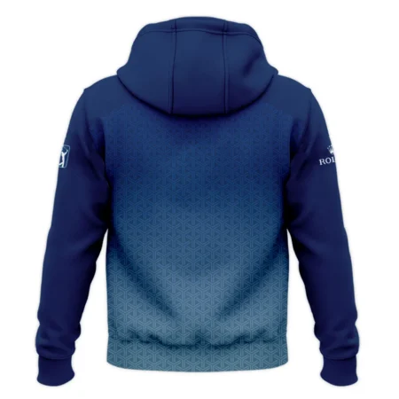 Sport Gradiend Blue Mix Color 124th U.S. Open Pinehurst Pinehurst Rolex Zipper Hoodie Shirt Style Classic