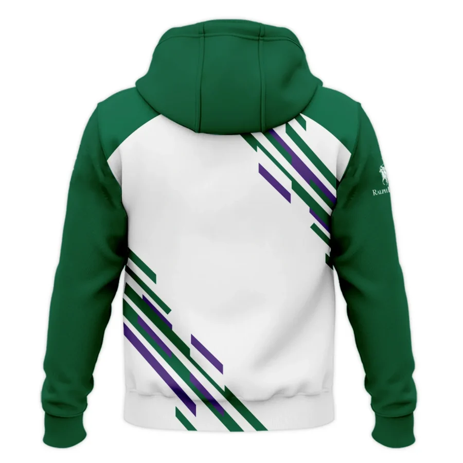 Tennis Love Green Mix Wimbledon Championships Champions Ralph Lauren Performance Zipper Hoodie Shirt