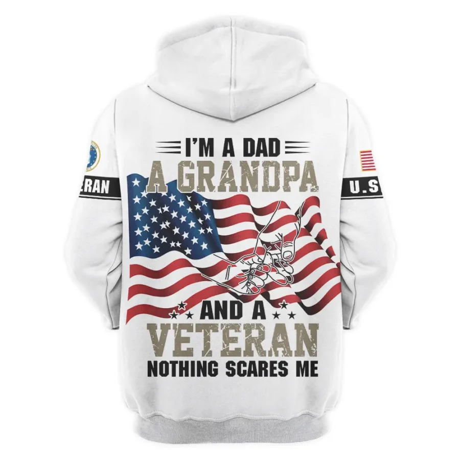 Proudly Served I Am A Dad A Grandpa And A Veteran U.S. Air Force All Over Prints Hoodie