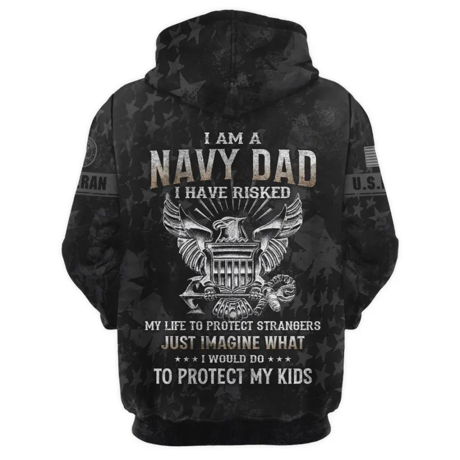 Veteran Just Imagine What I Would Do To Protect My Kids U.S. Navy All Over Prints Hoodie