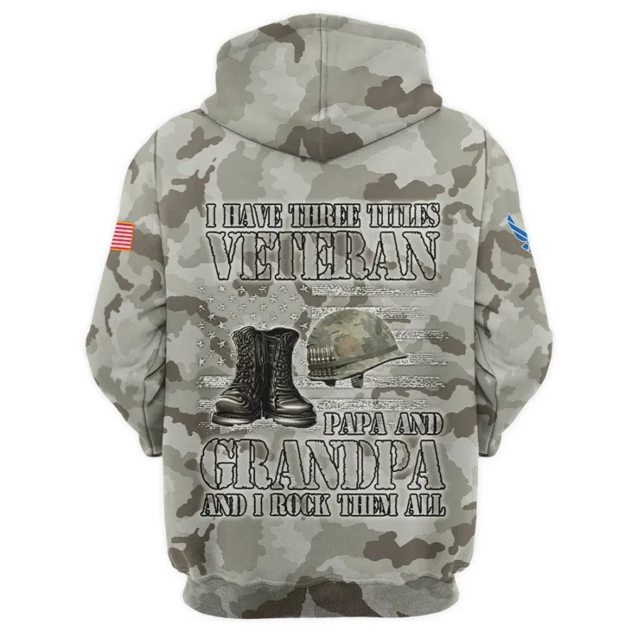 Veteran The Man The Myth The Legend U.S. Air Force All Over Prints Hoodie