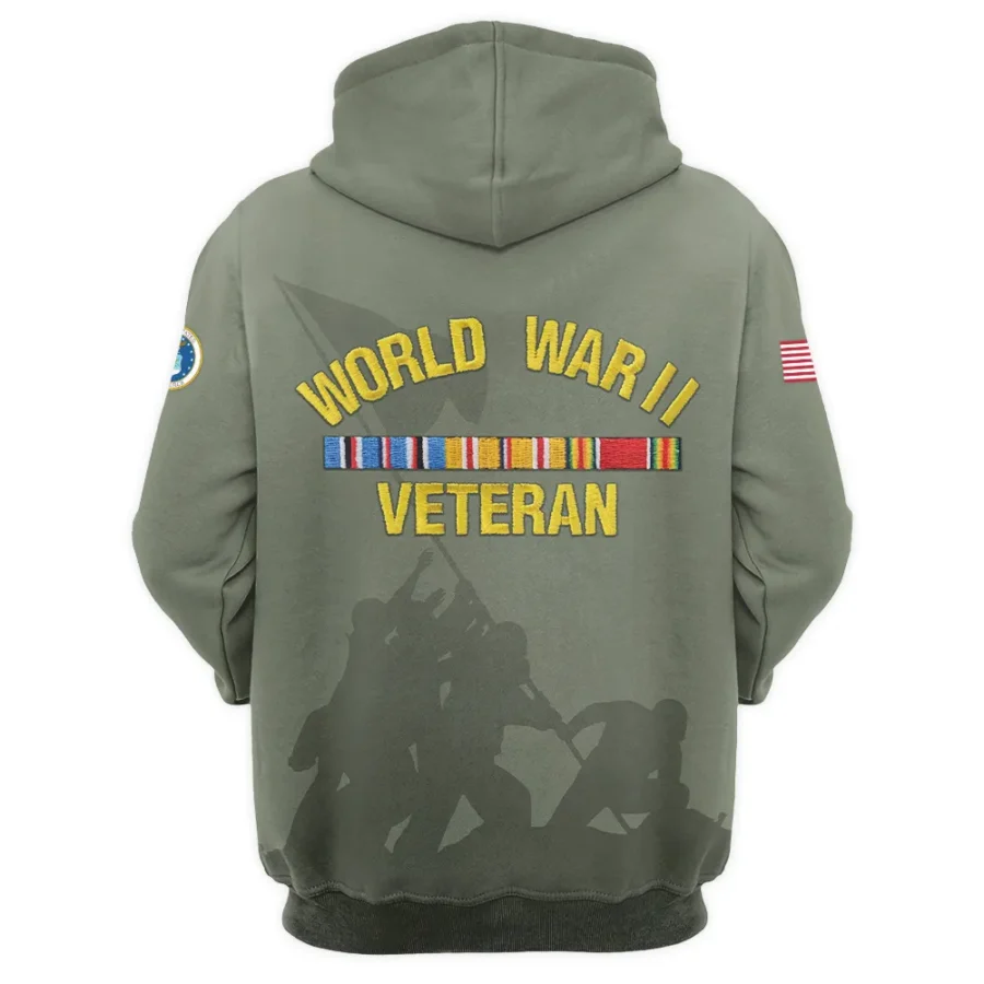 Veteran World War II U.S. Air Force All Over Prints Hoodie