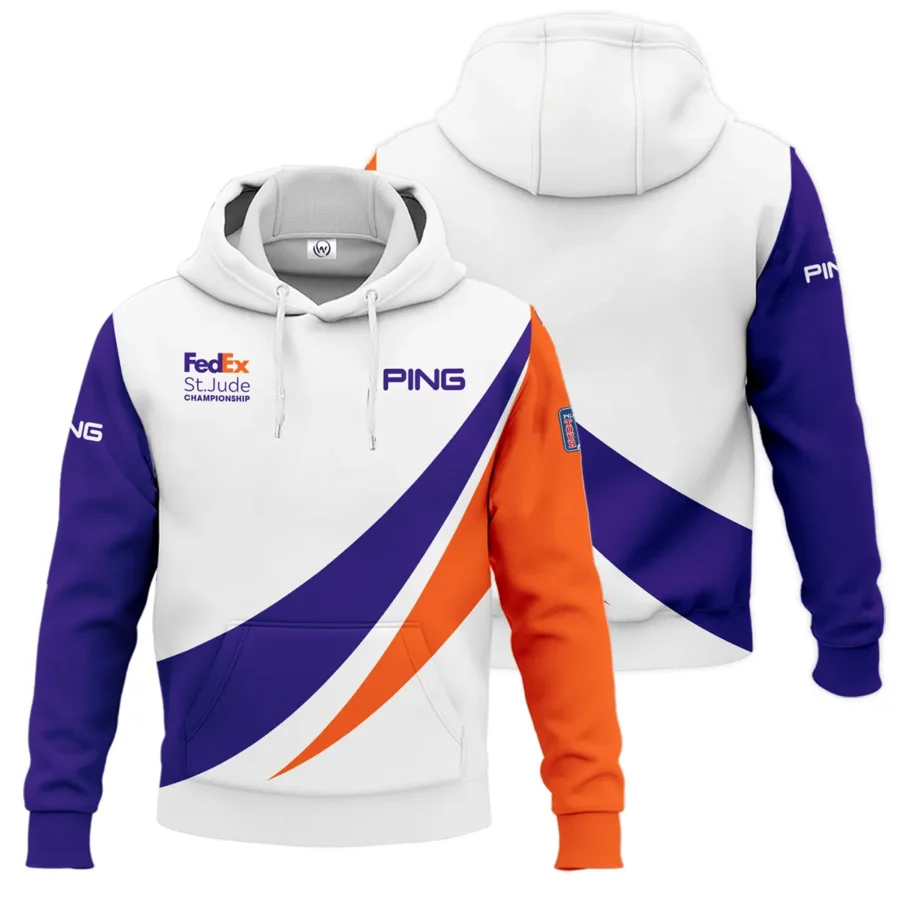 Golf Sport Orange Mix Blue FedEx St. Jude Championship Pinehurst Ping Hoodie Shirt Style Classic