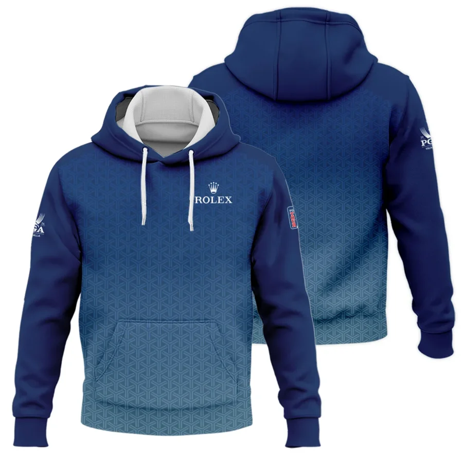 Golf Sport Pattern Blue Sport Uniform 2024 PGA Championship Valhalla Rolex Hoodie Shirt Style Classic