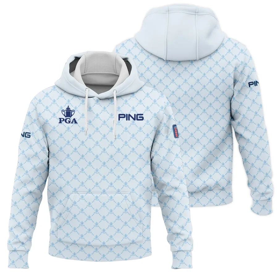 Golf Sport Pattern Light Blue Style 2024 PGA Championship Valhalla Ping Hoodie Shirt Style Classic