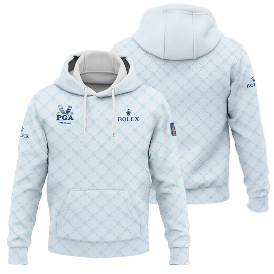 Golf Sport Pattern Light Blue Sport 2024 PGA Championship Valhalla Rolex Hoodie Shirt Style Classic