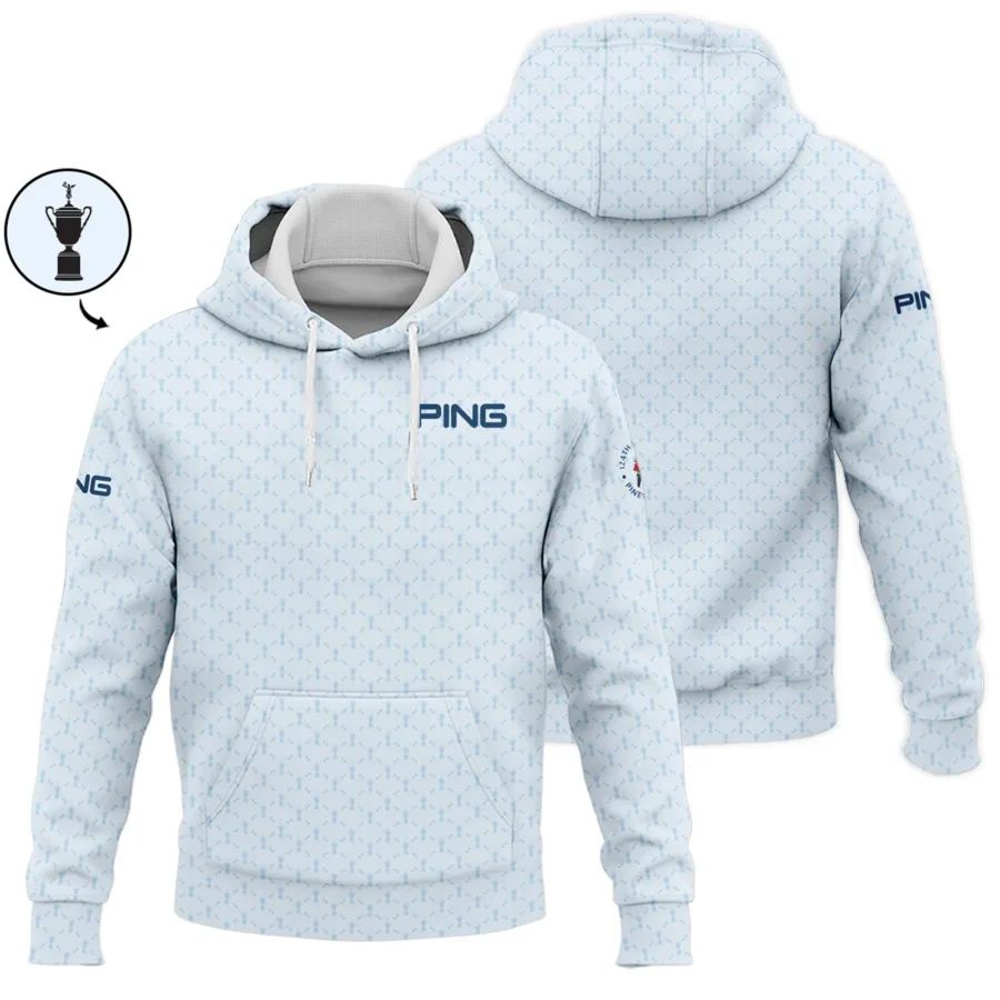 Golf Sport Pattern Blue Sport Uniform 124th U.S. Open Pinehurst Ping Hoodie Shirt Style Classic