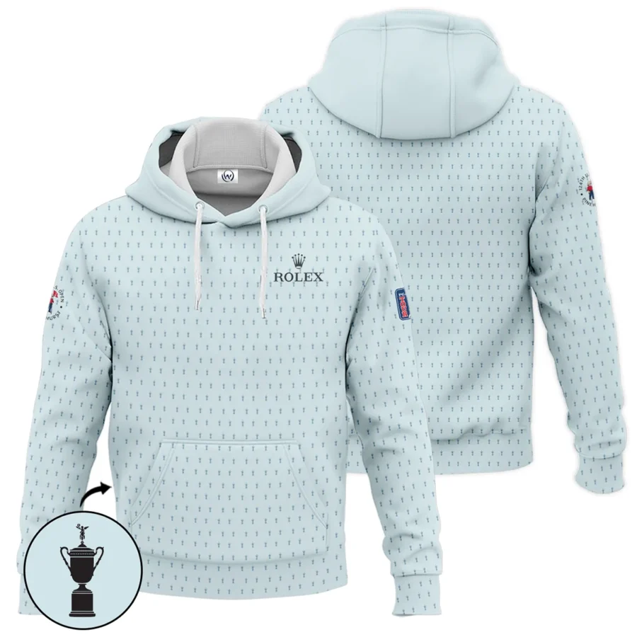 Golf Pattern Cup Light Blue Mix Green 124th U.S. Open Pinehurst Pinehurst Rolex Hoodie Shirt Style Classic