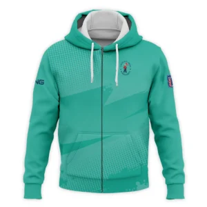 Golf Sport Pattern Green Mix Color 124th U.S. Open Pinehurst Ping Quarter-Zip Jacket Style Classic