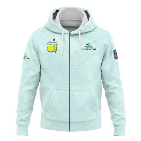 Golf Love Star Light Green Mix Masters Tournament Cobra Golf Zipper Hoodie Shirt Style Classic