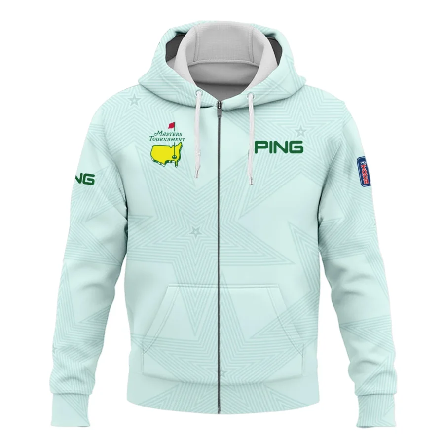 Golf Love Star Light Green Mix Masters Tournament Ping Zipper Hoodie Shirt Style Classic