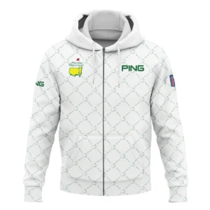 Golf Sport Pattern Color White Mix Masters Tournament Ping Quarter-Zip Jacket Style Classic