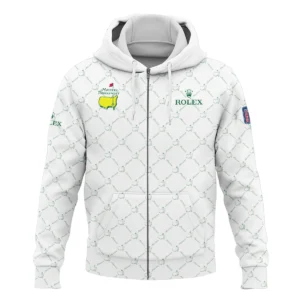 Golf Sport Pattern Color White Mix Masters Tournament Rolex Quarter-Zip Jacket Style Classic