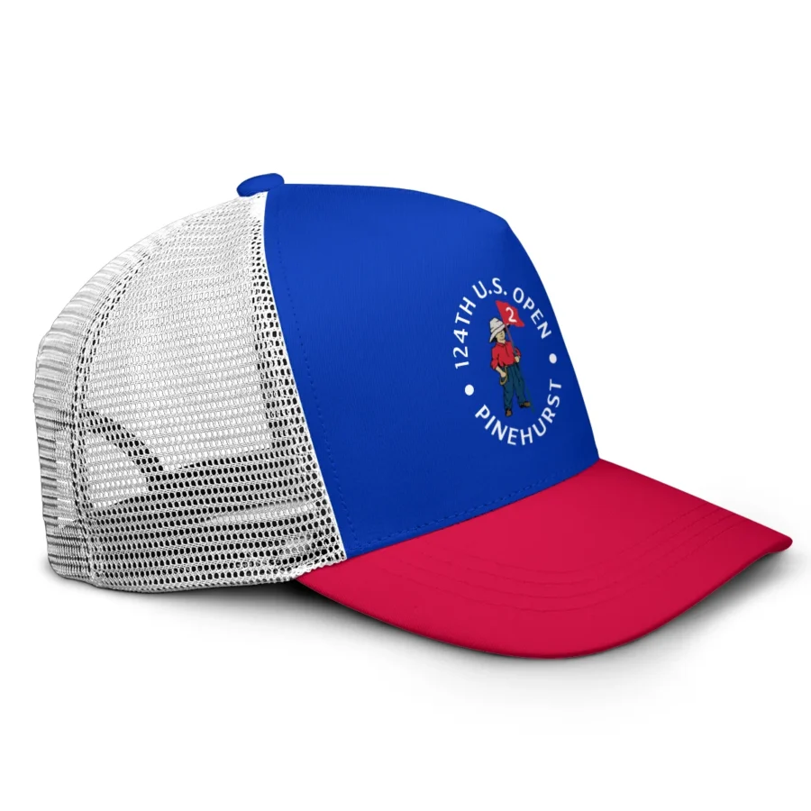 Blue Red White 124th U.S. Open Pinehurst All Over Print Trucker Cap