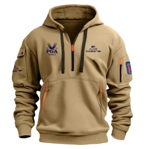 Navy Color Cobra Golf Fashion Hoodie Half Zipper 2024 PGA Championship Valhalla Gift For Fans