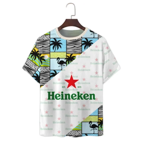 Heineken Cheers to Summer Beer Lovers Premium T-Shirt All Over Prints Gift Loves