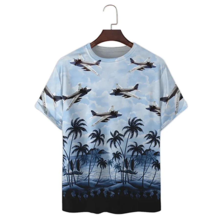 A-6 Intruder Hawaii Style Palm Tree U.S. Marine Corps Premium T-Shirt All Over Prints Gift Loves