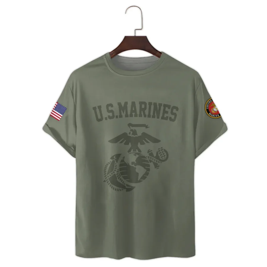 Veteran World War II U.S. Marine Corps All Over Prints Unisex T-Shirt