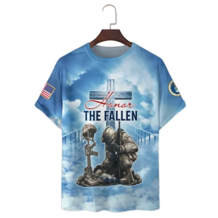 Honor The Fallen Veteran A Big Piece Of My Heart Lives In Heaven U.S. Air Force All Over Prints Unisex T-Shirt