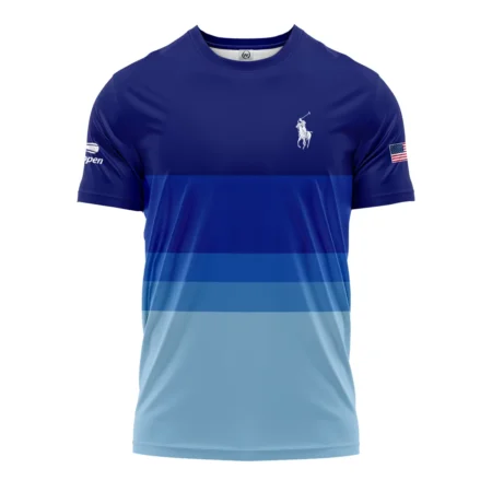 US Open Tennis Blue Gradient Background Ralph Lauren Performance T-Shirt Style Classic