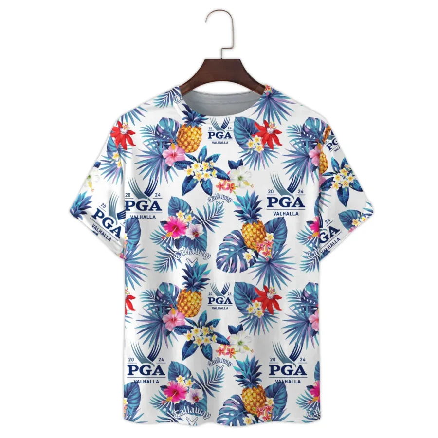 Golf Tropical Pattern 2024 PGA Championship Valhalla Callaway Premium T-Shirt All Over Prints Gift Loves